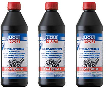 3X Original Liqui Moly 1L Hypoid-Getriebeöl (GL5) LS SAE 85W-90 Gear Oil 1410