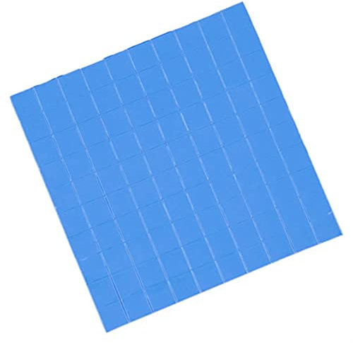 DLRSET Pad Thermique CPU, 1000pcs 10mm * 10mm * 1mm / 2mm SMD Dip Clip conducteur Pad Thermique CONDUCTE GPU CPU CPU Tapis de Silicone conducteur (Color : 1000PCS 10x10x2.0mm)
