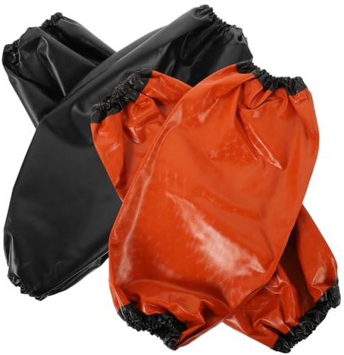 COLLBATH Manchettes De Protection Bras Imperméables Résistantes À L'Huile 2 Paires Couvre-Bras Pour Cuisine Peinture Jardinage Nettoyage Et Travail