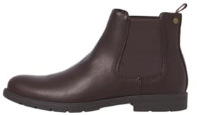 JACK & JONES Jfwfenchurch Pu Chelsea Boot Chelseaboots para hombre, Color marrón., 40 EU