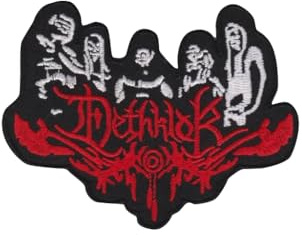 Fiktiver Melodic Death Metal Band Patch Abzeichen bestickt zum Aufbügeln