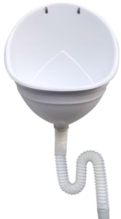 JT2D Urinoir en Plastique Simple pour Hommes，urinoirs Muraux pour Hommes sans Eau pour Salle de Bain Déviateur D'urinoir，urinoir De Garage de Toilette Extérieure，urinoirs de Camping-Car avec Tuyau