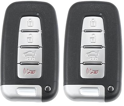 X AUTOHAUX 4 Button SY5HMFNA04 Car Keyless Entry Remote Control Key Fob Proximity Smart Fob for Hyundai Veloster 2012-2017 315MHz 2pcs