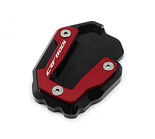 SeitenstäNder Verbreiterung Fit -Verwendung for Honda CRF1100L CRF 1100 L Afrika Twin Adventure Sports DCT 2020-2022 Kickstand -Verlängerung Fuß -Seitenständer Vergrößerungsplattenpolster SeitenstäNde
