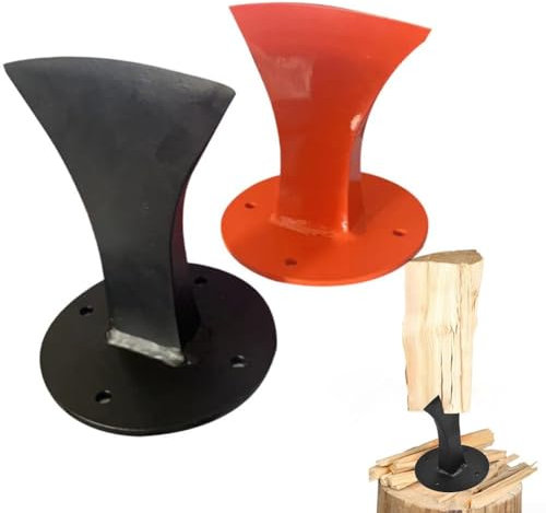 Spaccalegna manuale resistente, perfettamente progettato per campeggio e avventure all'aria aperta (arancione)