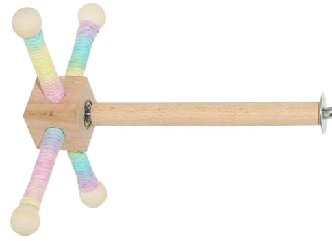 Fågelleksaksställ Papegoja Sittpinne