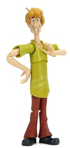 Jada Scooby-Doo! Wave 1 Shaggy Action Figure – 1:12 Deluxe Scale Toys – 6 Tall, Fully Articulated, Collector Packaging