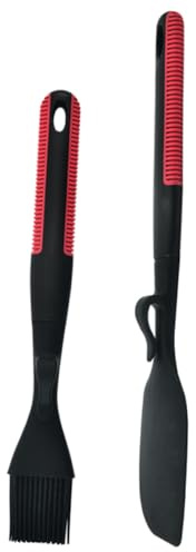 FONDOTIN Spatole in Silicone per Cucina e Dolci Raschietto Antiaderente per Crema e Olio Design Ergonomico per e Uso