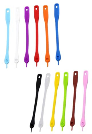 FIXOSHEE Segnabicchieri Da Vino in Silicone Colorati, Set Da 12 Pezzi Design Perforato, Identificatori Per Bicchieri Di Vino Per Feste e Eventi