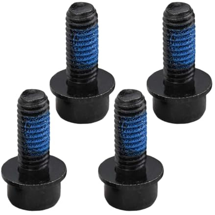 Rehoetom 4 PCS M6 x 18mm Black Brake Caliper Mount Adapter Fixing Screws for Disc Brakes, High-Carbon Steel For Bike Brake Installation Hardware