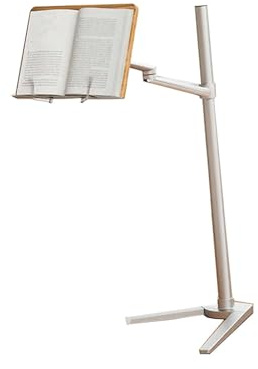 Estanterías De Suelo Con Soporte Ergonómico For Páginas Manos Libres Y Brazos Giratorios 360°, Adecuadas For Libros Cocina, Portátiles Partituras