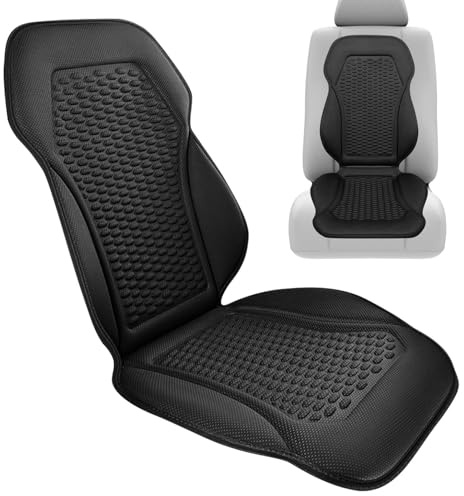 Coprisedile Rinfrescante - Antiscivolo Estivo Traspirante Ergonomico | Coprisedile Auto Traspirante E Cuscino Per Seduta,Per Camion SUV Camper Berlina Viaggi Lunghi Guida Seduta Casa Ufficio Sedia