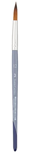 FABER-CASTELL 281812 Creative Studio Pinsel, rund, Größe 12, blau