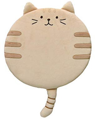 AOM Japanische Katze Kissen Büro Schlafzimmer Dick Sommer Student Klassenzimmer Butt Pad Home Runde Computer Stuhl Kissen Home Textiel, 40x40cm
