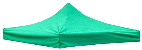 Woodside Replacement Gazebo Roof for 3mx3m Frame, Heavy Duty, Waterproof, Green