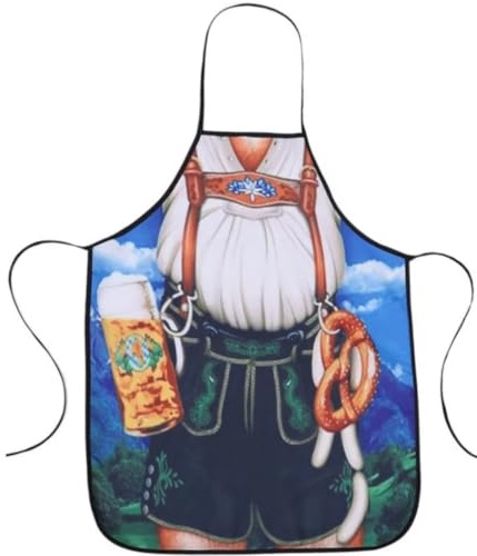 WOO LANDO Grillschürze für Männer - 73x57 cm - lustige Geschenkidee zum Grillen (BAVARIA)