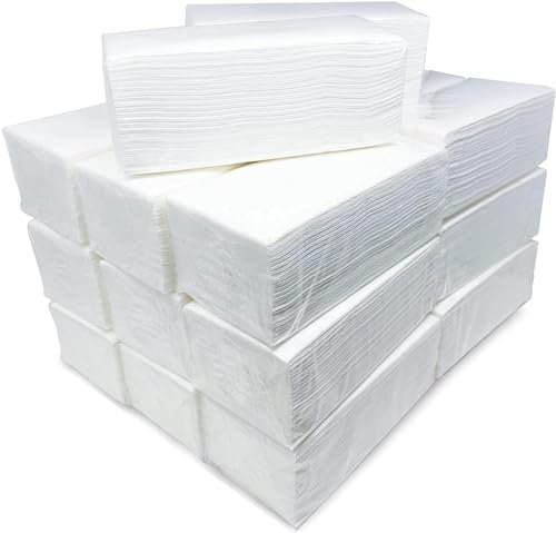 Toallas de Papel Secamanos ZigZag | Caja 3000 Unidades | Toallas para Dispensador Laminadas Doble Capa Alto Gramaje
