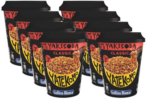 Ideas Al Plato Noodles Yakisoba Clasico Plato Deshidratado Gallina Blanca Pack de 8