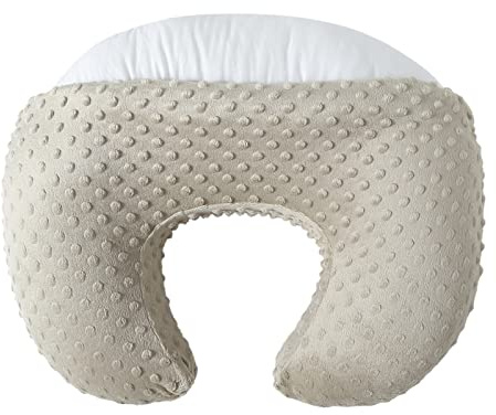 Nursing Pillow with Nursing Pillow Cover Set for Breastfeeding Moms, Ultra-Soft Nursing Pillows for Infant Newborn Baby Boy Girl (Tidal Foam)