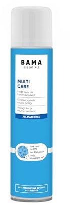 Bama Multicare Spray Cura Universale - Protezione Senza PFAS per Scarpe, Borse e Giacche - Per Pelle Liscia, Scamosciata, Sintetica e Tessuto - Idrorepellente e Antimacchia - 300 ml