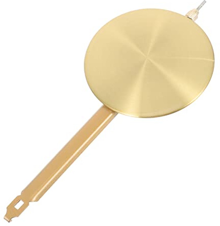 LIFKOME Ersatzpendel aus Eisen für Wanduhr mit Goldenem Finish Bequem zu Bedienen als Geschenk und Reparatur Mechanischer Pendeluhren