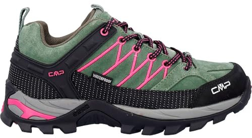 CMP Rigel Low Wmn Trekking Shoes WP, Zapatillas de Deporte Mujer, Festival Mineral, 39 EU