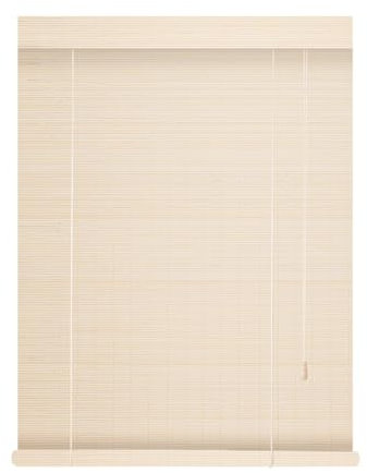 limiao123 Natürliches Fenster Rollo blind,Bambusrollo Schilf Vorhang handwhoven atmungsaktives Fenster Blinde Sonnenschutz mit Zubehör für Außen Innen (170x250cm(67x98in))