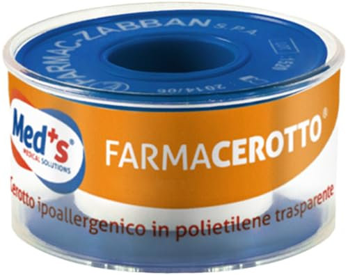 Cerotto in Tela ipoallergenico su rocchetto per fissaggio delle medicazioni 5m x 5cm --