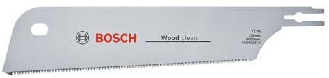 Bosch Sägeblatt Kataba/Dozuki 270mm (Ersatzsägeblatt für Bosch Japansäge Kataba und Dozuki 270mm; saubere Schnitte in Holz und Kunststoff; feine Verzahnung; 17 TPI; ultrascharfe Zähne 3 PT; SK5 Stahl)