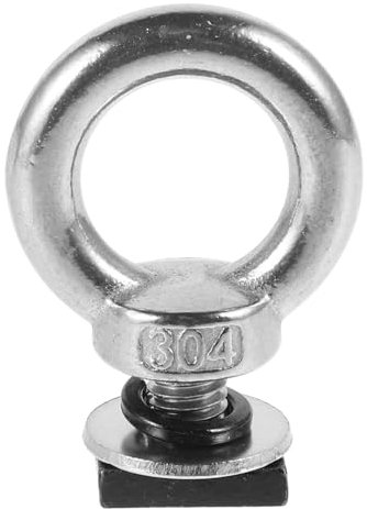 JECOMPRIS Amarre Portaequipajes Riel Tornillos Ganchos Anillo Kit Montaje Pernos Tuercas Accesorio Viaje Anclaje Rápido