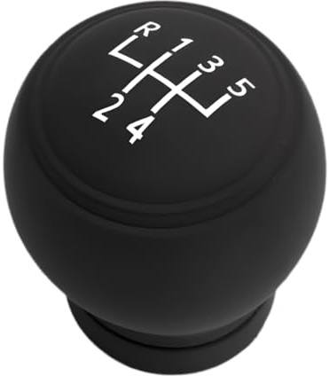 NHQZ Copri Pomello Cambio Auto 5 Marce,1 Pcs Copri Cambio Auto,Pomello del Cambio,Pomello Cambio Universale,Copertura Silicone Della Leva Cambio,Antiscivolo Resistente All'usura Regalo Per Un'auto