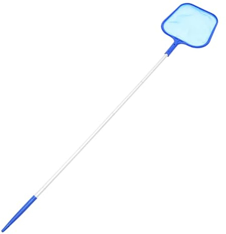 UKCOCO Épuisette Piscine Légère Aluminium pour Nettoyage et Débris Filet Fin Outil Portable pour Entretien Piscine Facile
