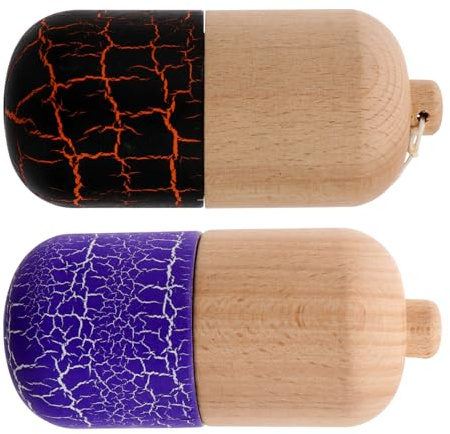 ibasenice Giocattolo Kendama in Legno Confezione da 2 per Coordinazione Occhio-mano e Presa, Set Abilità Tradizionale per Bambini e Ragazzi Colore Casuale