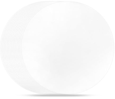 200 Pcs 8 Inch Baking Parchment Circles for Cake Tins and Air Fryers | Food-Grade Non-Stick Paper, Greaseproof and Waterproof, Fits Round Tins, Springform Pans and Tortilla Presses