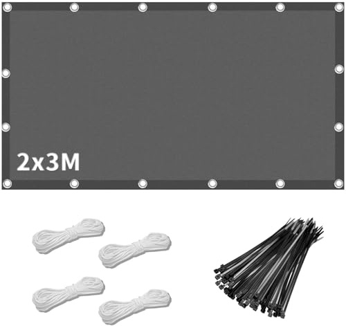 Vela Ombreggiante Impermeabile,Tenda a Vela Impermeabile 2x3m,Vela de Sombra,Tenda a Vela Rettangolare,Tenda a Vela Parasole,Tenda Parasole Rettangolare,per Esterni,Cortile,Giardino