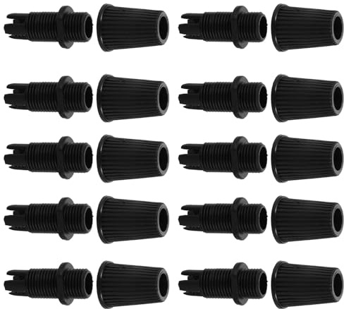 IMIKEYA 100 Pezzi Serracavo in Plastica Nero, Fermacavo Resistenti All'usura per Protezione e Fissaggio Cavi, per Lampadari e Decorazioni Casa
