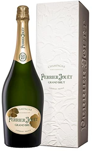 Perrier-Jouët Grand Brut Non Vintage Champagne Gift Box, 75 cl