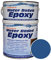 Damp Proof Epoxy Resin Water Based Paint for Garages, Walls, Basements and Tanks - 1L (Dark Blue)