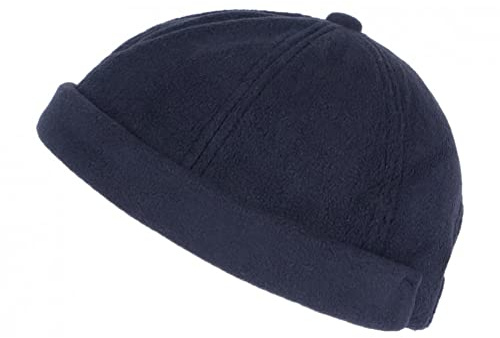 Gorro Docker Azul Marino de Polar Estilo Marino Miki Kerzau - Tamaño: Talla única - Color: Azul - Unisex, azul, Talla única