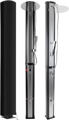 DEKO VERTRIEB BAYERN XXL *Premium* Solardusche 40L Liter Gartendusche Pooldusche Garten Solar Dusche Neustes Modell 2025