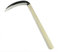KEAAN Grass Hoe Weeding Tools for Garden Hand Tool Weed Removal Tool - Stainless Steel Blade Very Sharp (Crescent shaped curved blade)