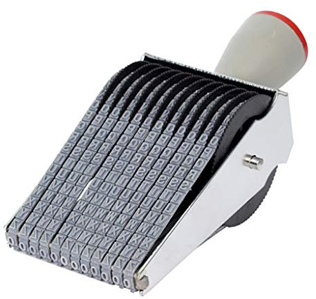 BOGEEL Ziffernstempel Zahlensymbol Rollrad Stempel Multifunktionsroller für Scrapbooking, Büro