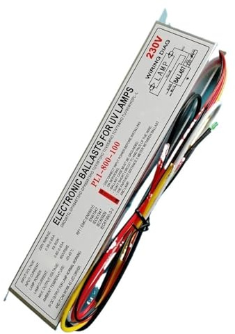 NZBZKKNBCP Balasto electrónico germicida PL1-800-100 for lámpara UV de 100 W, de un solo extremo y 4 pines, TUV36T5HO, TUV55WHO, GHO36T5L, GPH893T5HO lastre(40W)