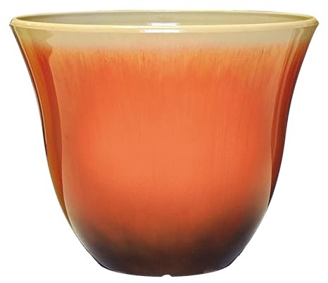 Classic Home & Garden Garden Planter, Resin, Tequila Sunrise, 13 Inch