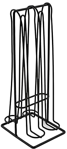 Point-Virgule Soporte de cápsula de alambre negro para 32 tazas de café