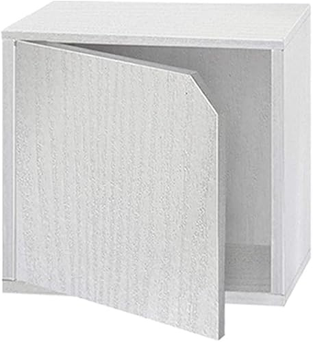 Gardenia Cube avec Porte bibliothèque Murale ou de Sol pour Composition Blanche