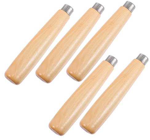 VILLFUL 5stücke Teiliges Holzfeilengriffe Ersatzgriff Für Feilen Und Schneidwerkzeuge Ergonomisch Langlebig Komfortabel Passend Für Metall Holzfeilen Vielseitig Einsetzbar Einfach Zu Monti