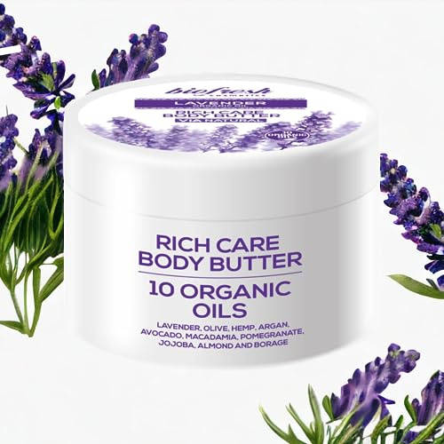 Biofresh cosmetics Via Natural Lavendel Körpercreme 10 Bio-Öle