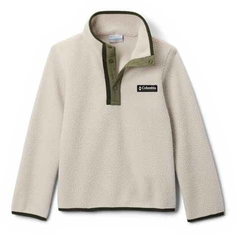 Columbia Youth Unisex Helvetia 2 Half Snap Fleece Pull Over, Dark Stone, Stone Green, XS