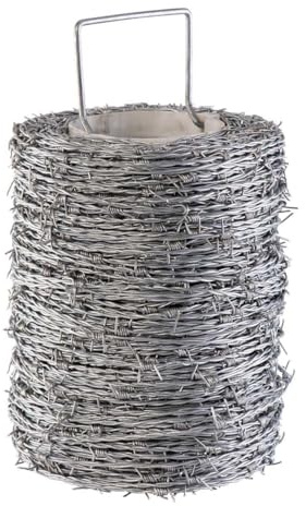 Garmix Stacheldraht Spitzdraht Klingendraht Sperrdraht 250m (2 Drähte je 1,7 mm)